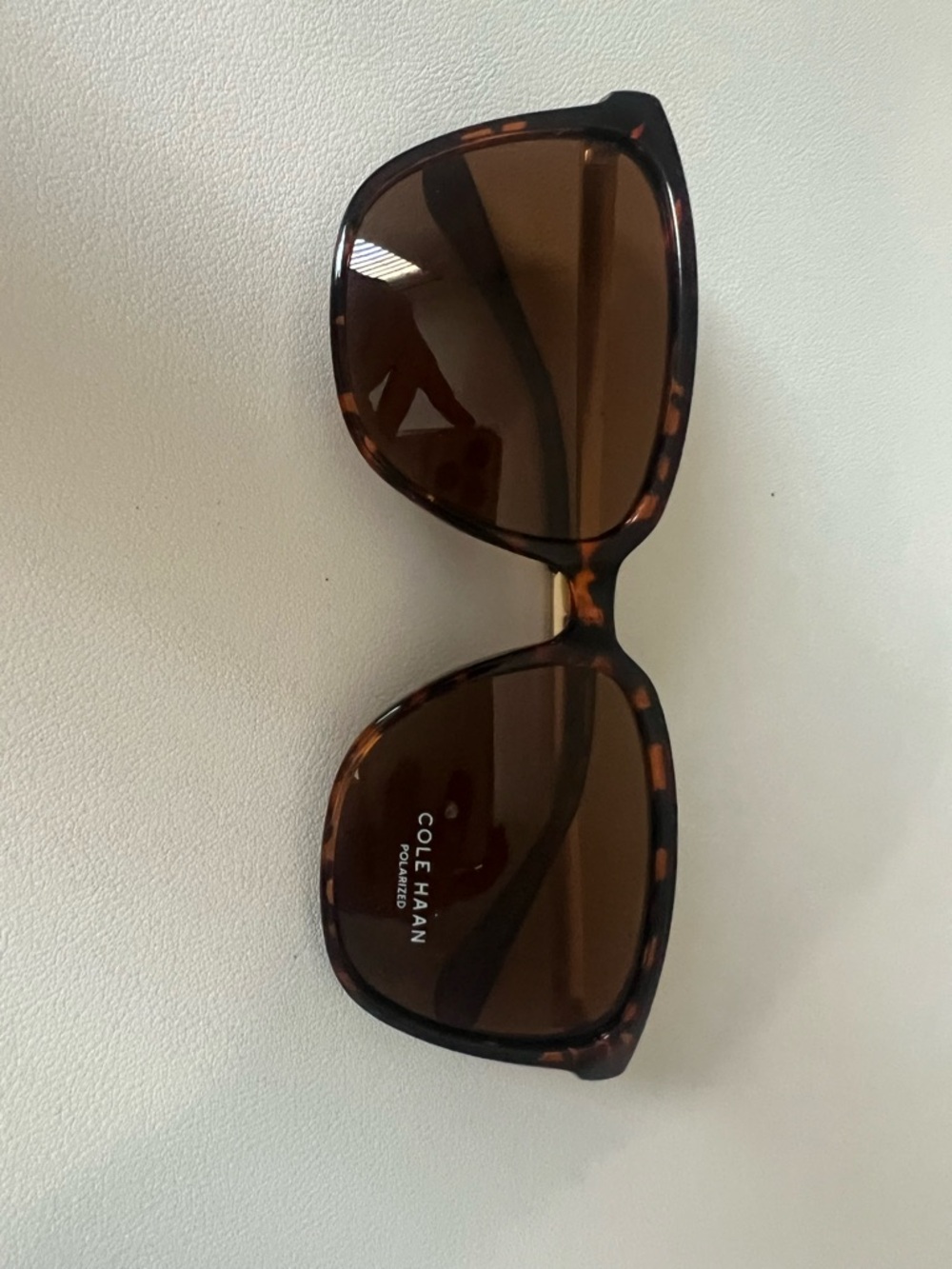 Cole Haan Women's Tortoiseshell Sunglasses - Brown Lenses